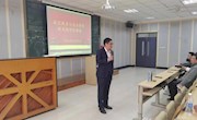 副校长江光亮为航空服务与音乐学院师生作校史校情宣讲报告