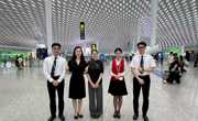 航空服务艺术与管理系主任赴深圳航空看望实习学生